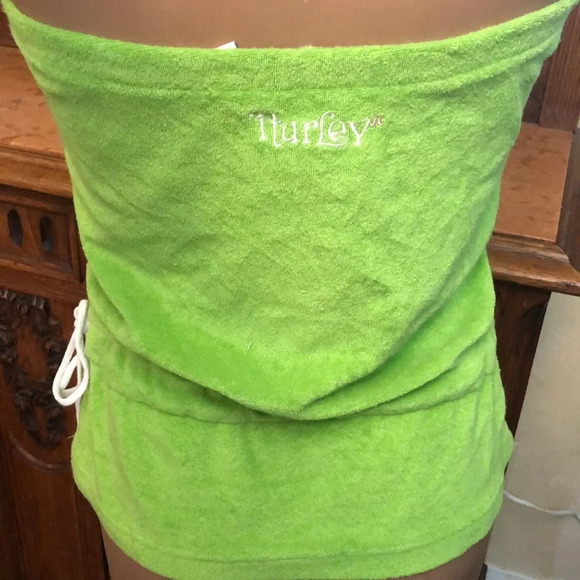 Y2K Hurley terry cloth tube top - Picture 6 of 6